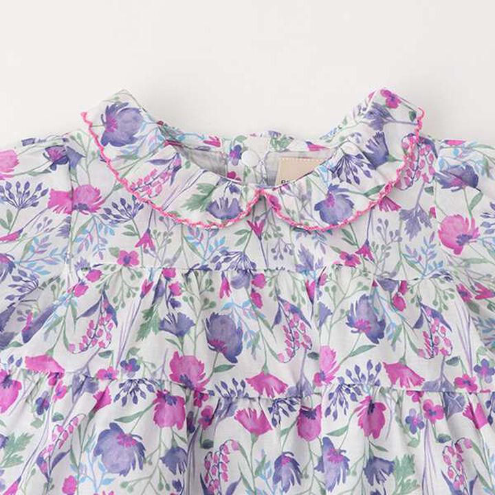 Floral Tunic Pants Set,Blue, medium image number 10