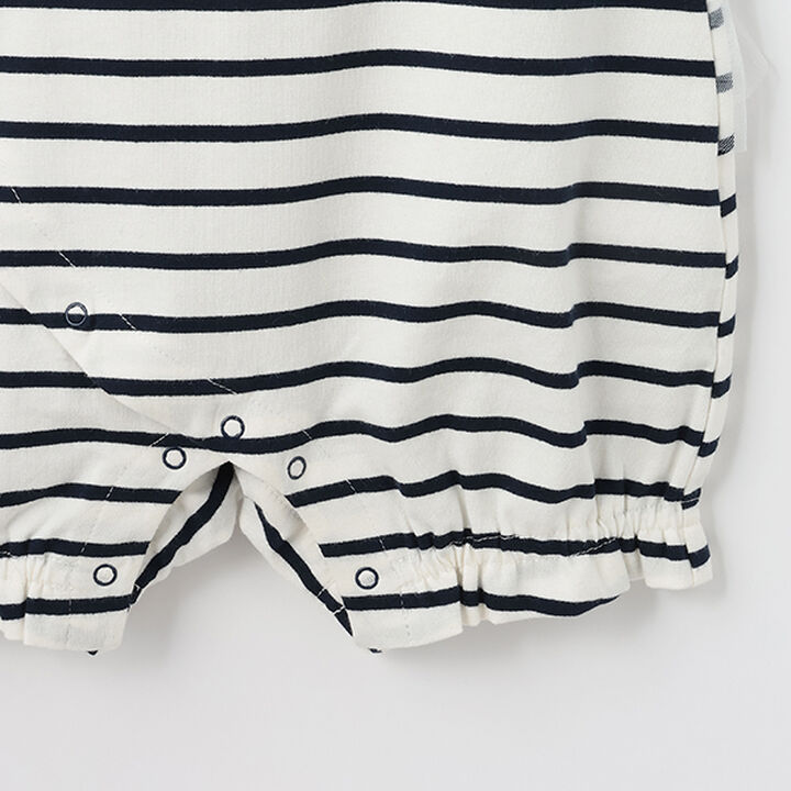 Liberty Appliqu&eacute; Bear Short All-in-One,Navy, medium image number 8