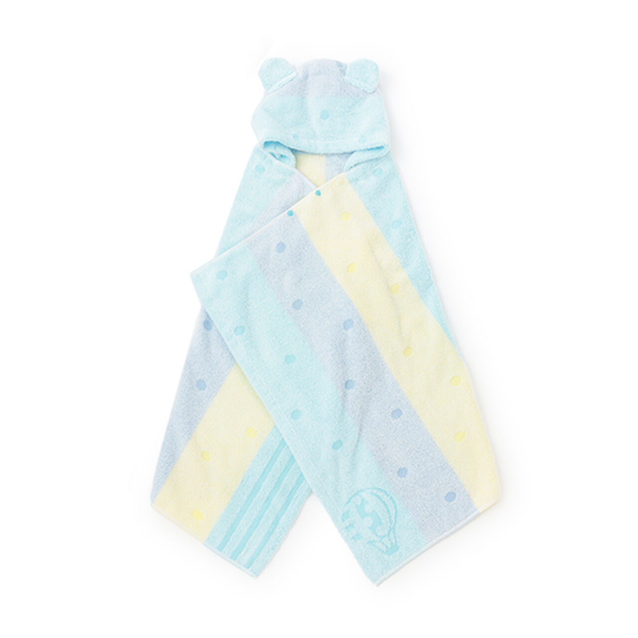 ☆Unspun Yarn Towel Bath Poncho,Blue, large image number 0