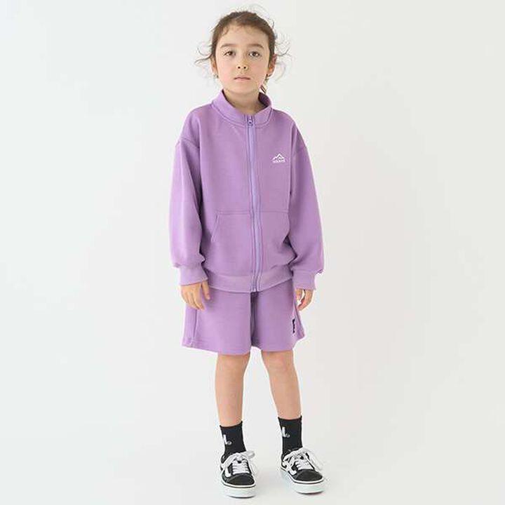 [Water-Repellent] Ponte Zip Stand Collar,Black, medium image number 19