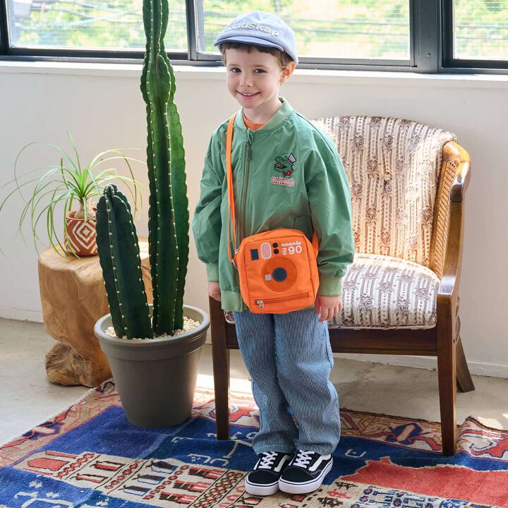 Toy Camera Style Shoulder Bag,Yellow green, medium image number 15