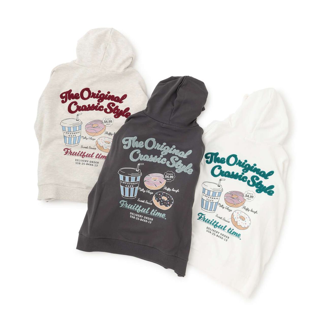 Back Sagara Loose Parka,Smoke white, large image number 10