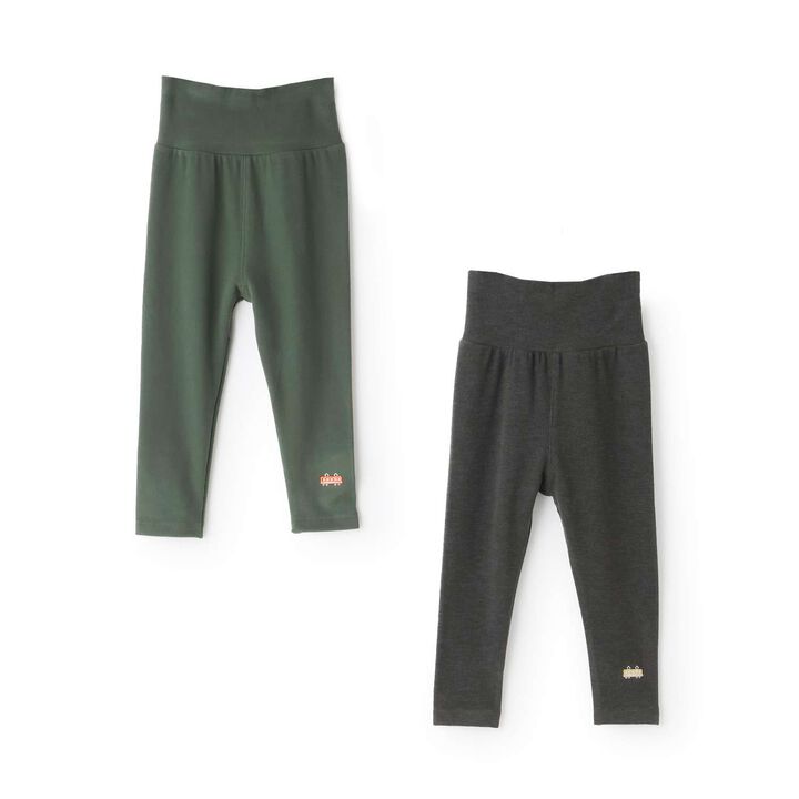 Train-Themed Long-Length Belly Band Leggings,Charcoal gray, medium image number 6