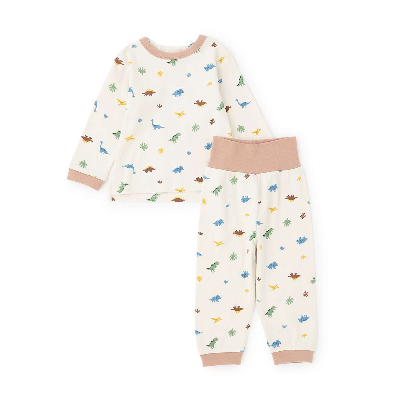 Boys Long-Sleeve Pajamas,Ivory, large image number 6