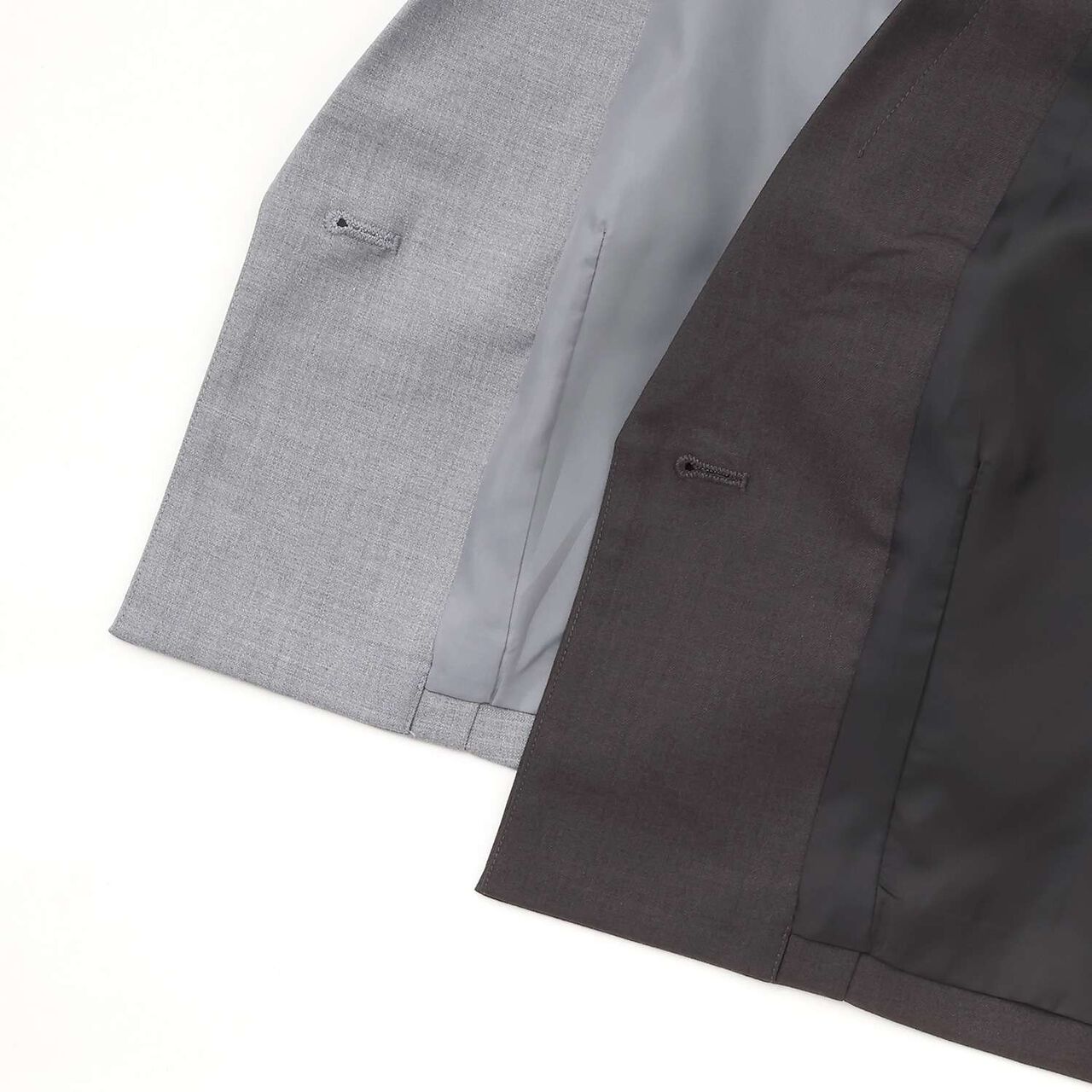 [Graduation Attire] Cropped Jacket,Charcoal gray, large image number 14