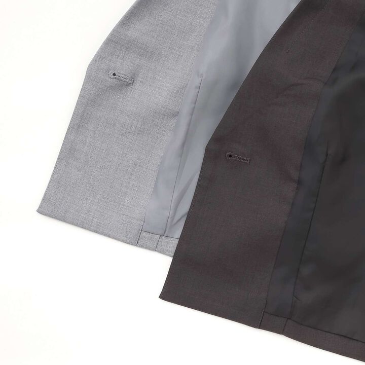 [Graduation Attire] Cropped Jacket,Charcoal gray, medium image number 14
