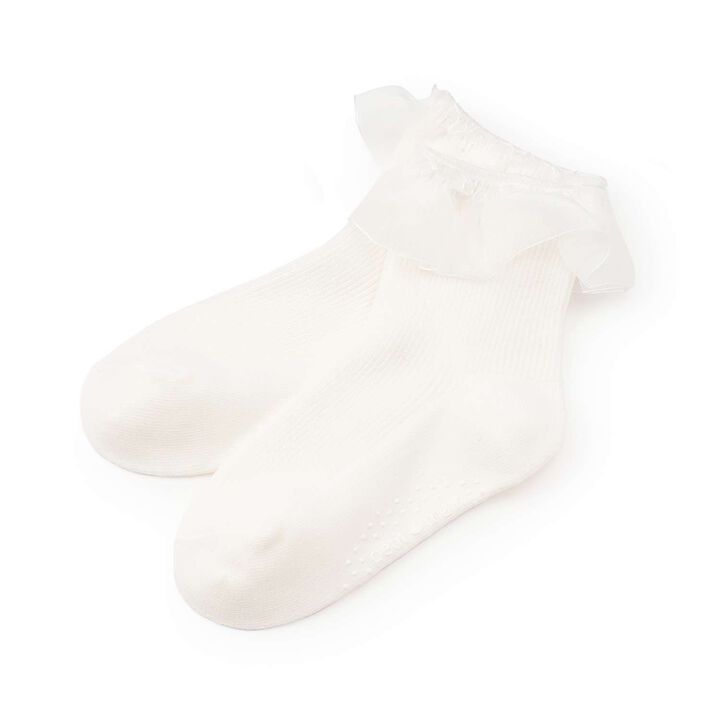 Frill Socks,Off white, medium image number 0
