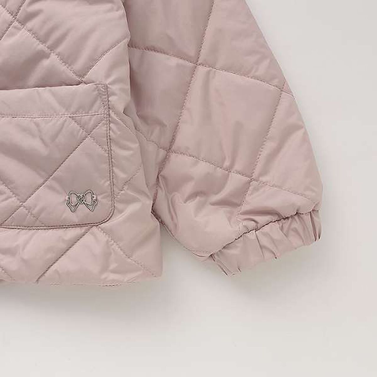 Quilted Bomber Jacket with Removable Sailor Collar,Charcoal gray, large image number 12