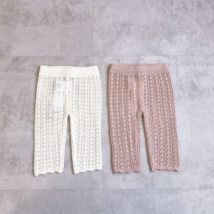 Baby Lace Leggings,Off white, medium image number 5
