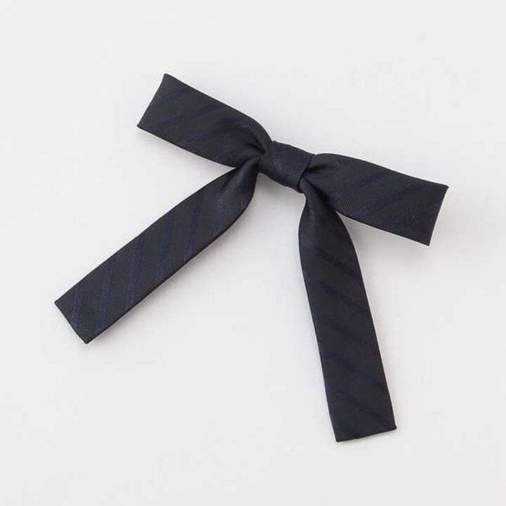 Ribbon Brooch,Navy, medium image number 0