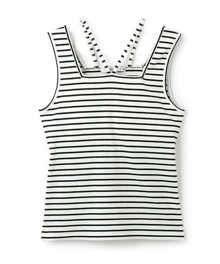 Black Cross Halter Tank,Multi color, medium image number 7