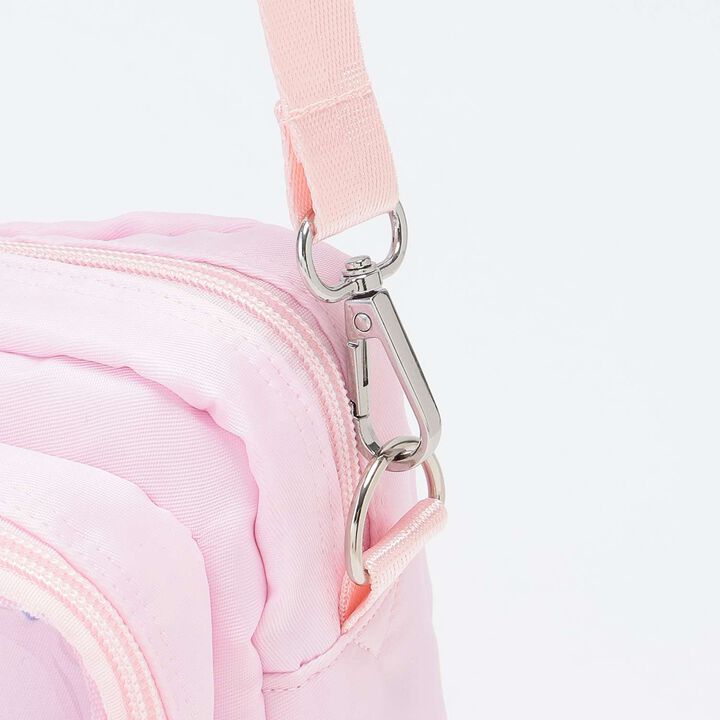Berrie-chan Print Shoulder Bag with Bottle Holder,Pink, medium image number 3
