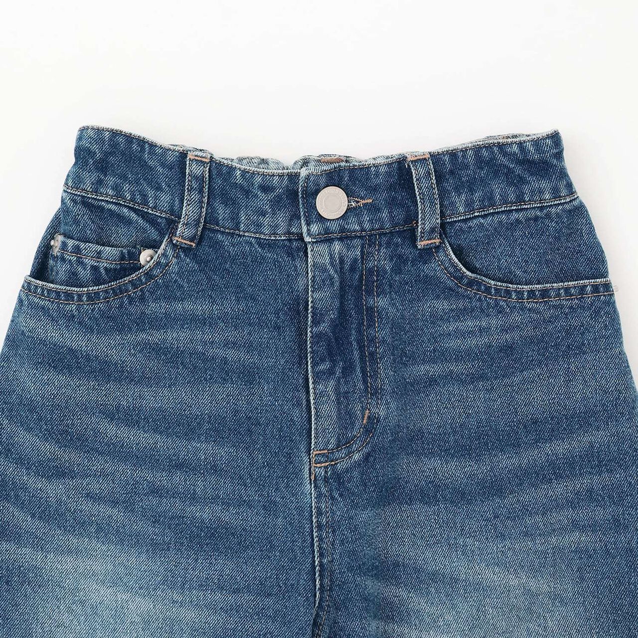 [Tomo Denim] Straight Denim Pants,Blue, large image number 3