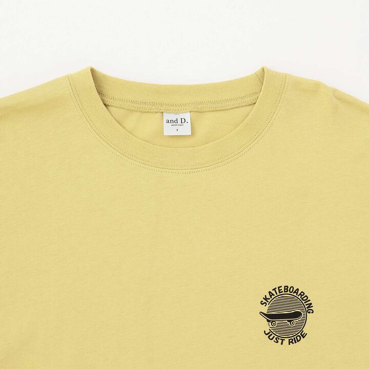 [Matching with Dad Outfit] Link Assortment Transfer Wide Long Sleeve T-Shirt,Blue, medium image number 16