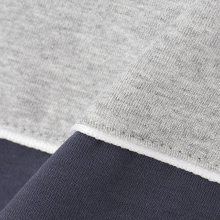 [AMI] Color Block Half-Zip Outfit Set,Top gray, medium image number 15