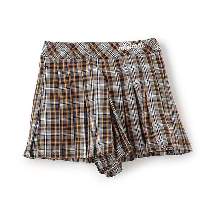 Check Pleats Culottes,Turquoise, medium image number 12