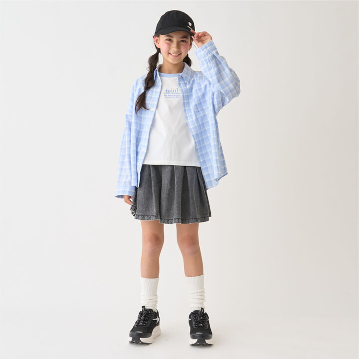 [Inner Wear Set] Long-Sleeve Checkered Shirt,Black, medium image number 3