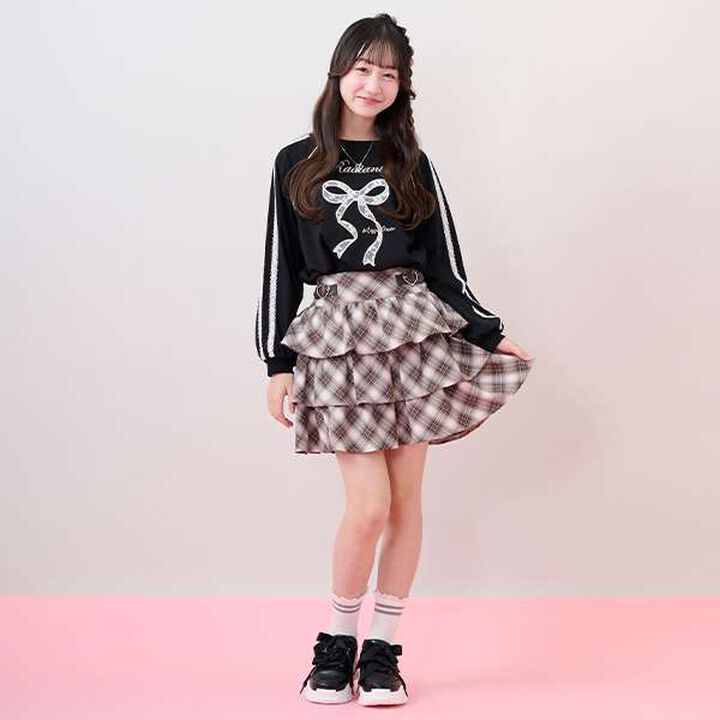 Lace Ribbed Socks,Off white, medium image number 9