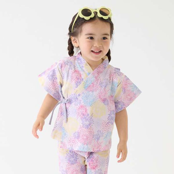 [Link] Girls Assorted Jinbei,Ivory, medium image number 21