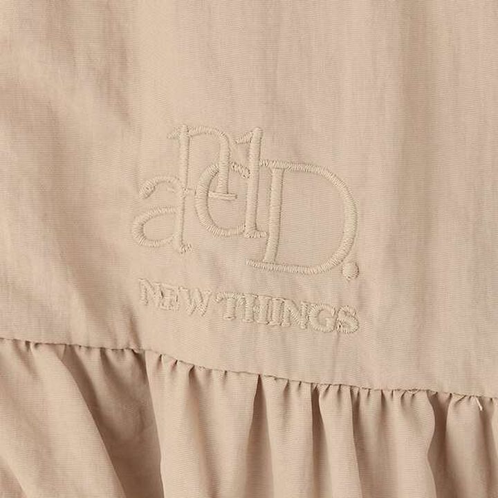 Light Gathered Bomber Jacket,Beige, medium image number 9