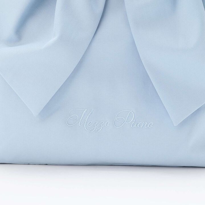 BIG Ribbon Tote♪,Light blue, medium image number 4