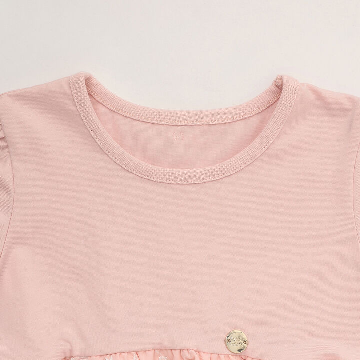 緞帶刺繡拼接上衣,黑色, medium image number 11