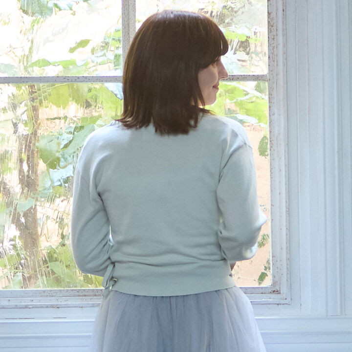 Ballet Knit Cache-Coeur,Black, medium image number 2