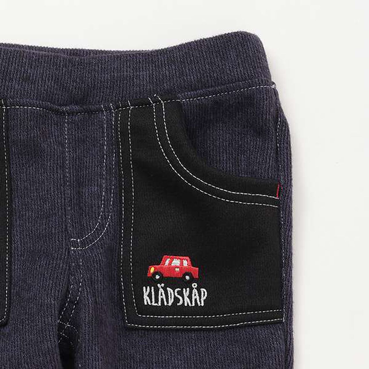 Soft Long Pants,Navy, large image number 4