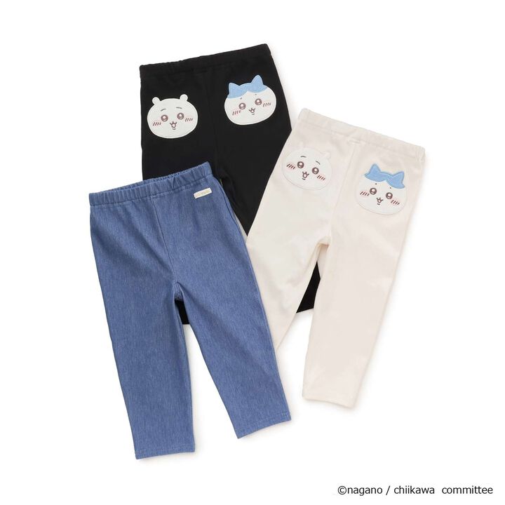 Chikawa Appliqu&eacute; Leggings,Black, medium image number 10