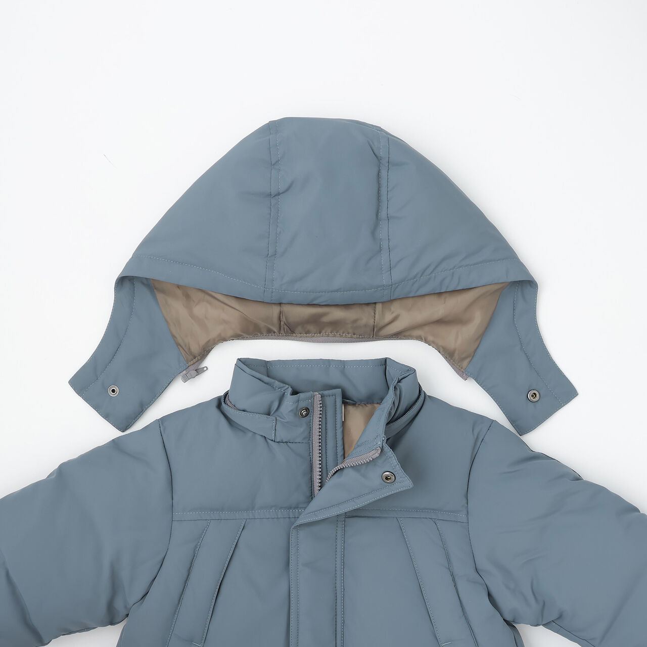 [Link/Water-Repellent Finish] Monster Down Jacket,Light beige, large image number 10