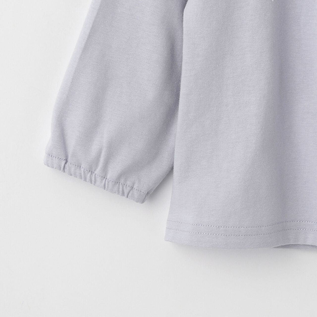 Strawberry Embroidery Long-Sleeve T-Shirt,Off white, large image number 5