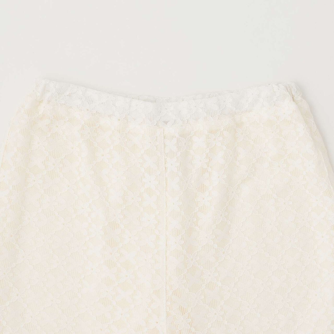 Frilly Tiered Skirt & Lace Pants Set,Ivory, large image number 7