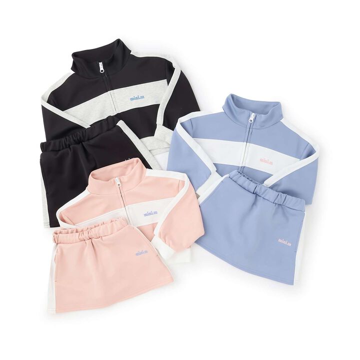 Quick-Dry Track Jacket & Skirt Set,Charcoal gray, medium image number 26