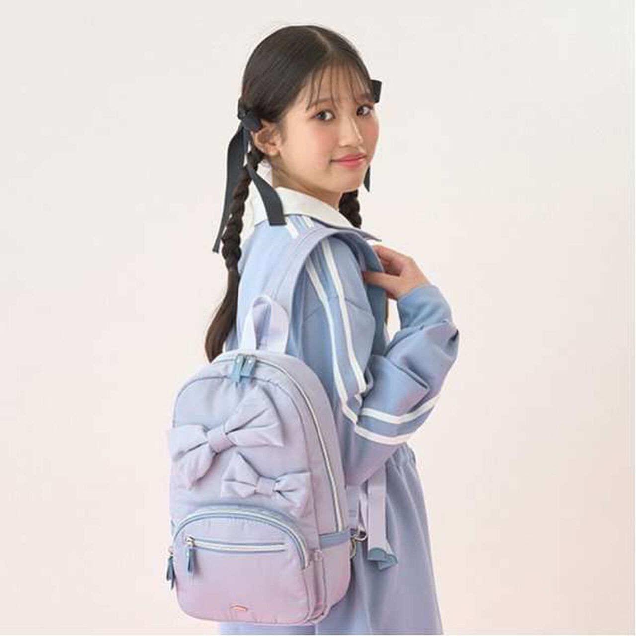 Twin Ribbon Body Bag,Pink, large image number 15