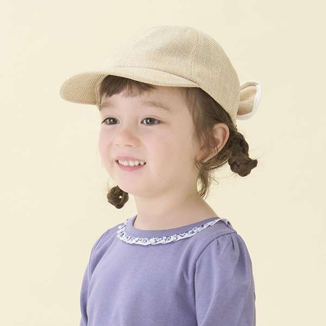 Woven Ribbon Back Cap,Black, large image number 3