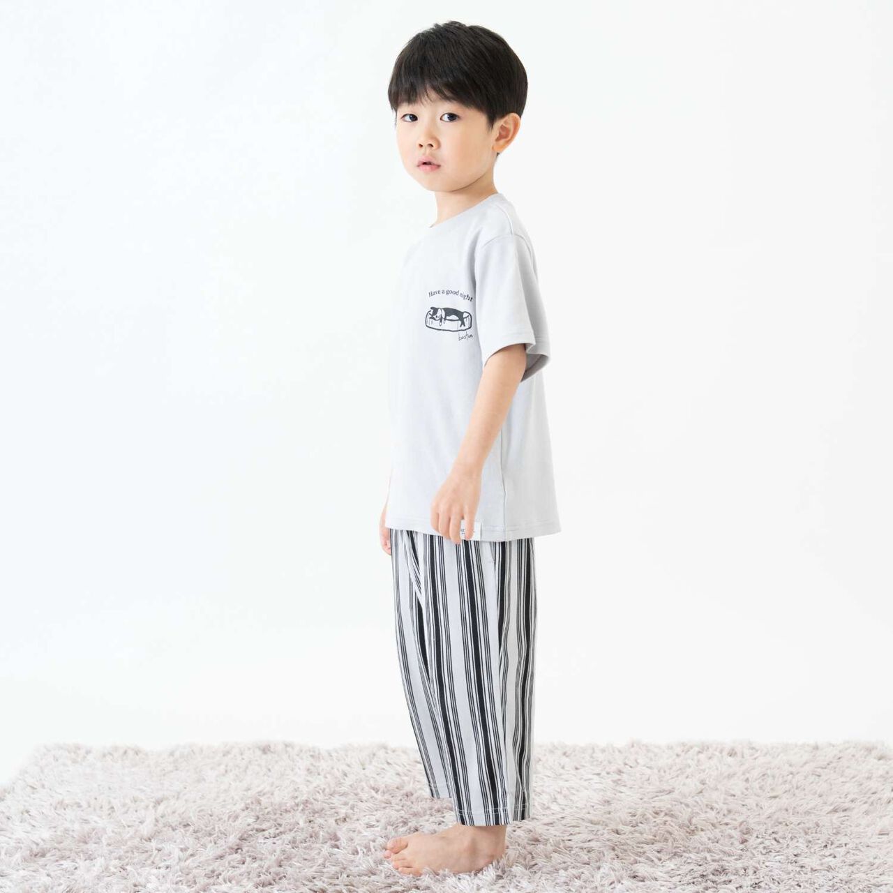 [One-Mile Wear] Assorted Smooth Pajamas,Salmon pink, large image number 3