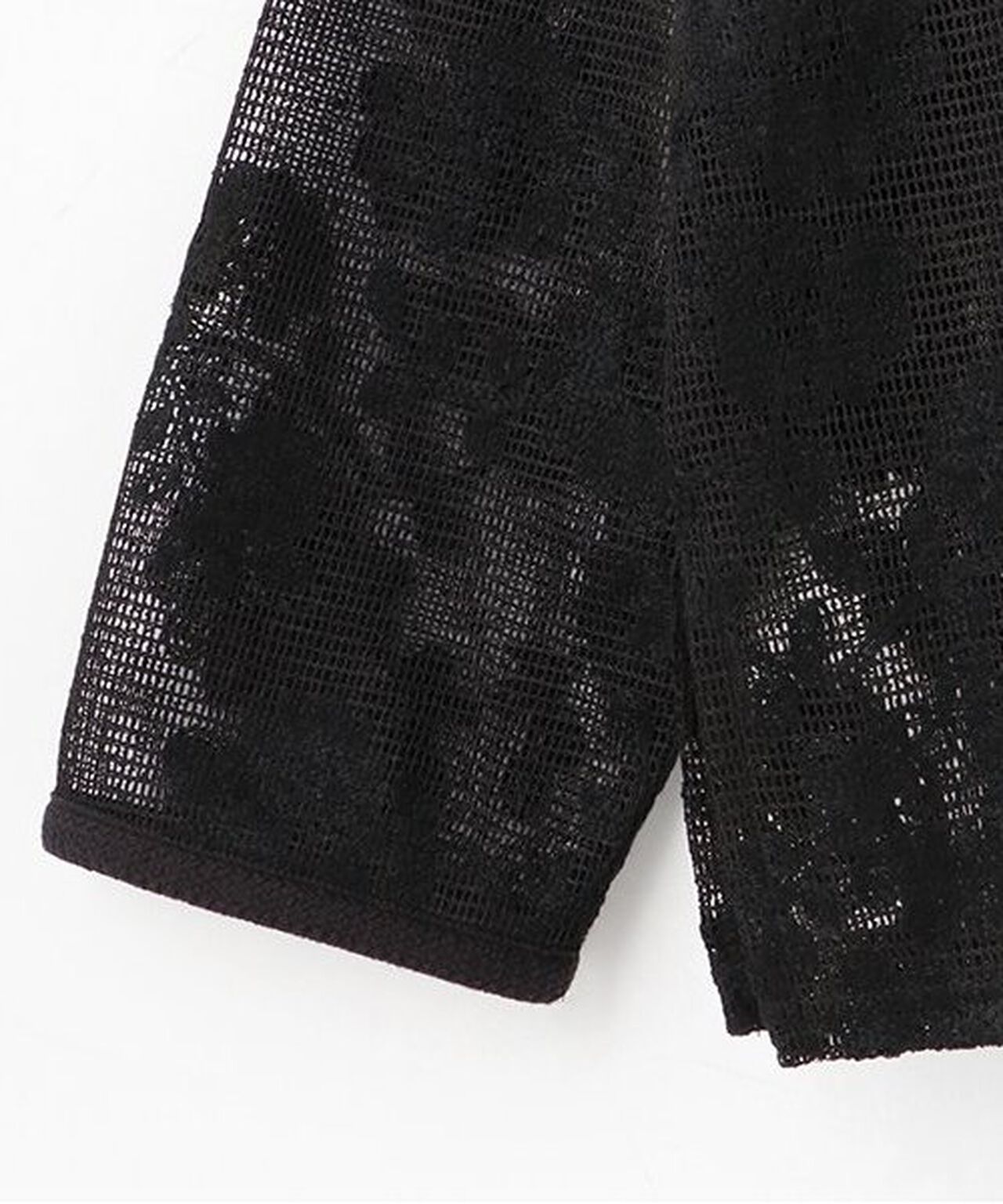 Lace Shirt Jacket,Black, large image number 7