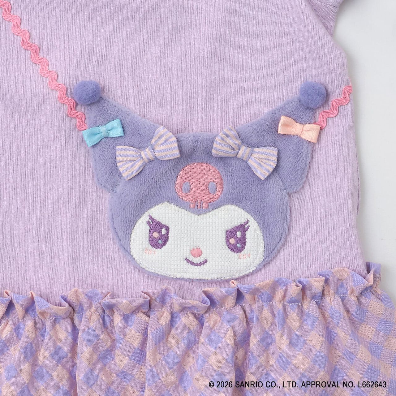 My Melody/Cinnamoroll/Kuromi Small Shoulder Bag Long-Sleeve T-Shirt,Blue, large image number 5