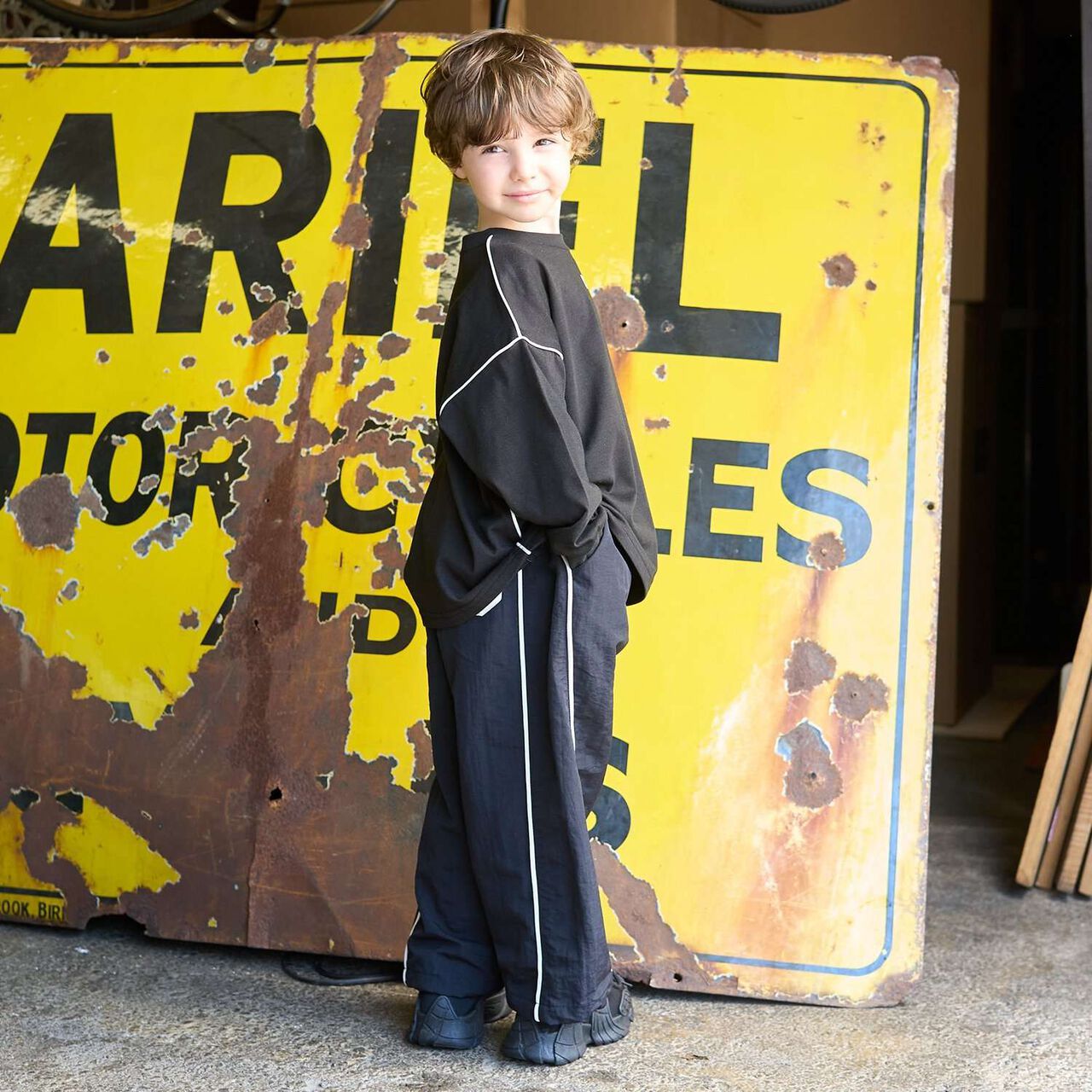 [MNCM] Side Line Wide Pants (Coordinatable Setup),Navy, large image number 39