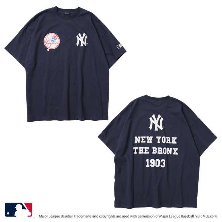 [MLB] Team Logo Print Short Sleeve T-Shirt,Milky white, medium image number 10