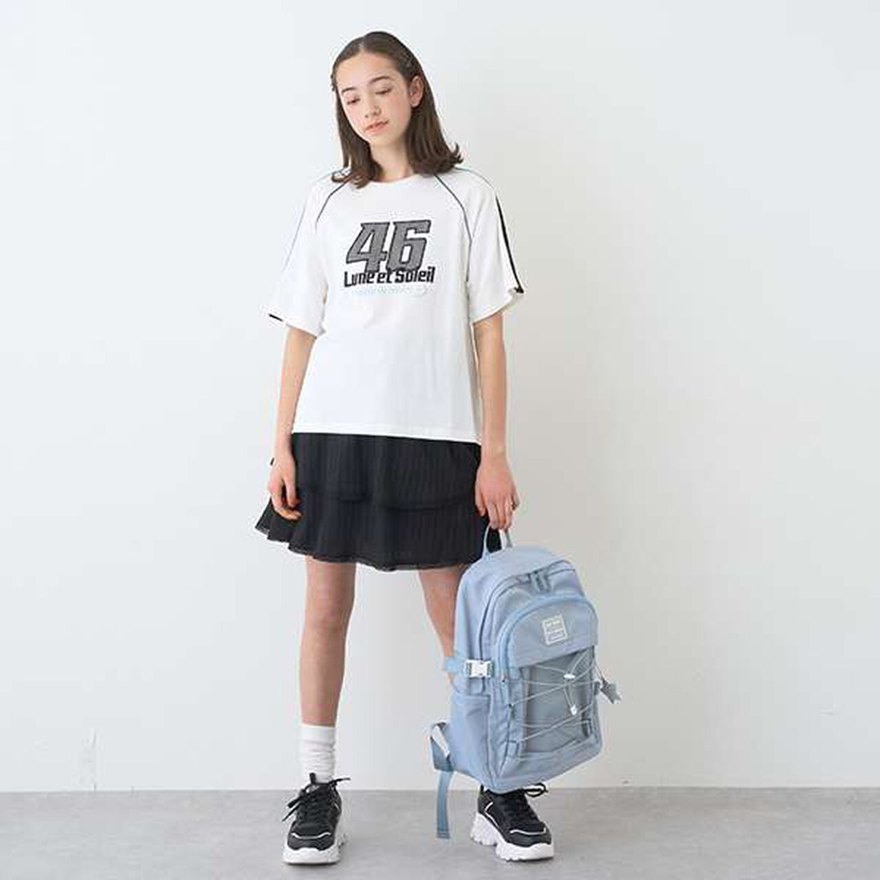 Numbered Logo T-Shirt,White, large image number 15