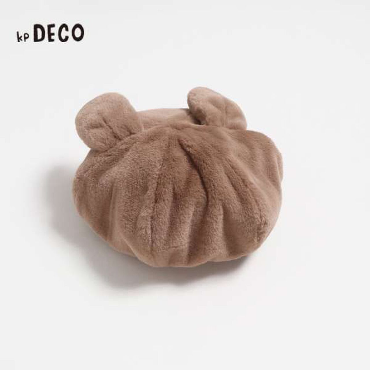 KP Deco Faux Fur Earmuff Beret Hat (S-M),Brown, large image number 0