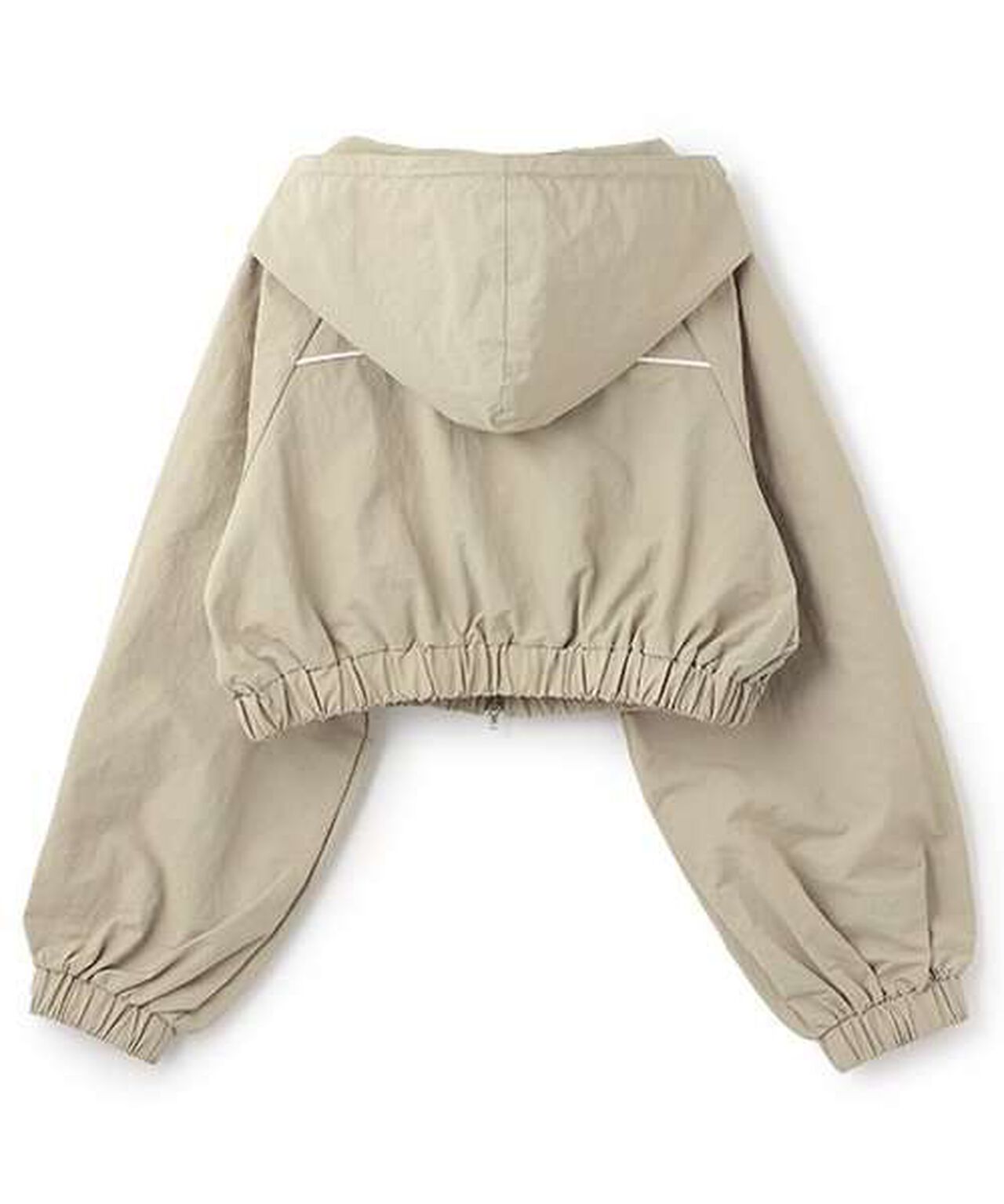 Nylon Zip Parka,Khaki, large image number 12