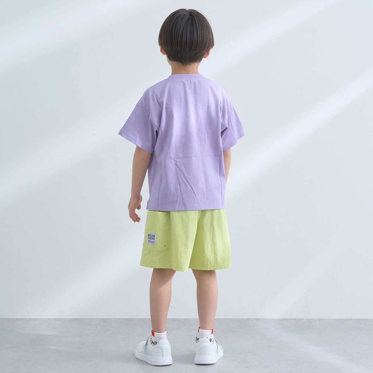 [Stain Resistant, Quick Dry & UV] Comfortable Jersey Loose Fit Basic T-Shirt with Easy Name Tag Attachment,Light green, large image number 13