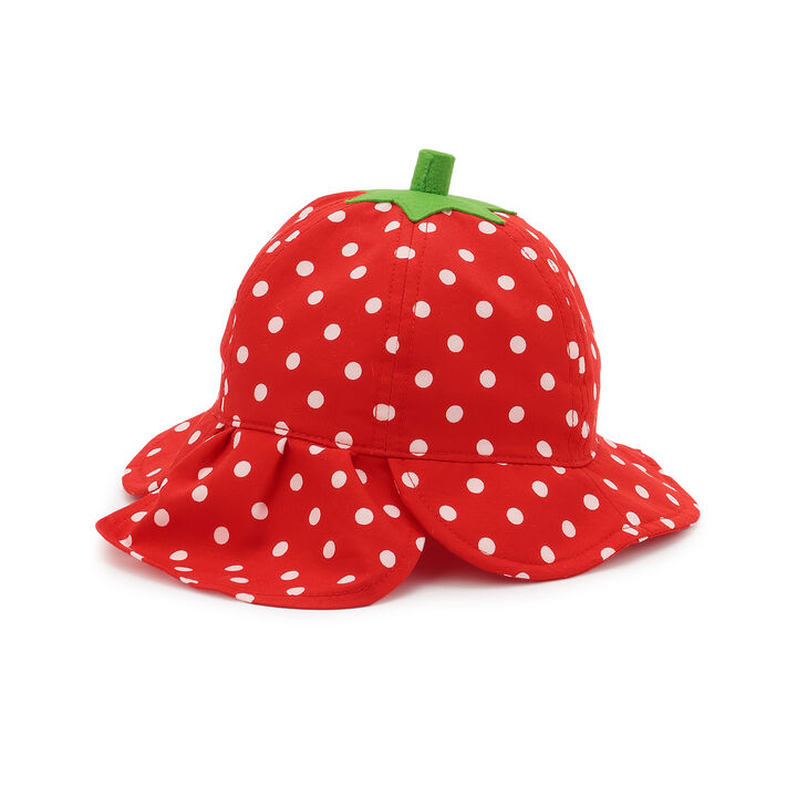 Sunshade Fruit Hat [UV Protection] [Made in Japan],Red, medium image number 1
