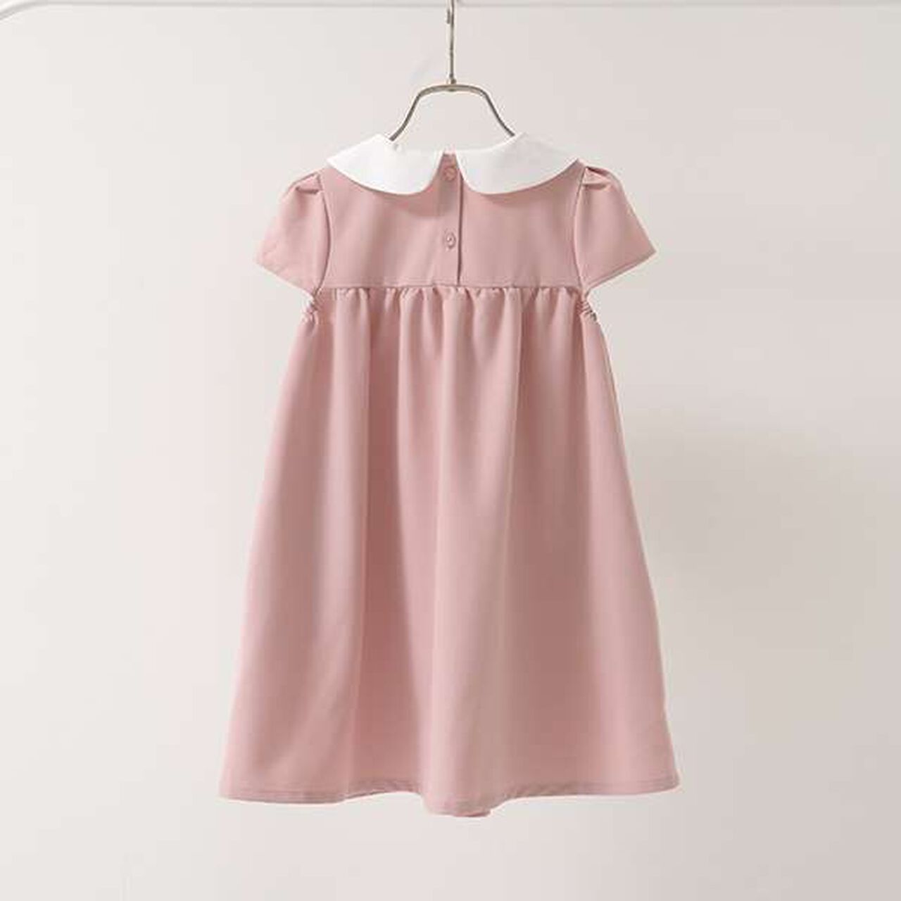 [Occasion-Ready] Round Collar One-Piece Dress with Ribbon,Mint, large image number 13