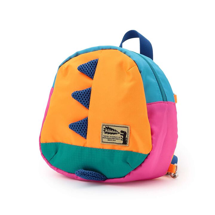 Dinosaur Mischief Backpack-Style Small Shoulder Bag,Orange, medium image number 0