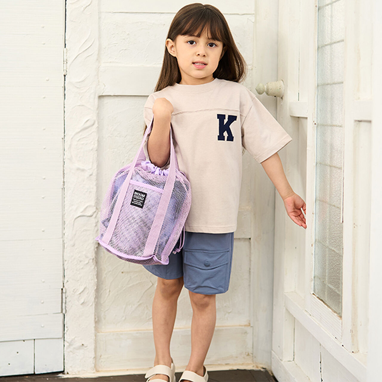 Mesh Bag,Navy, large image number 7