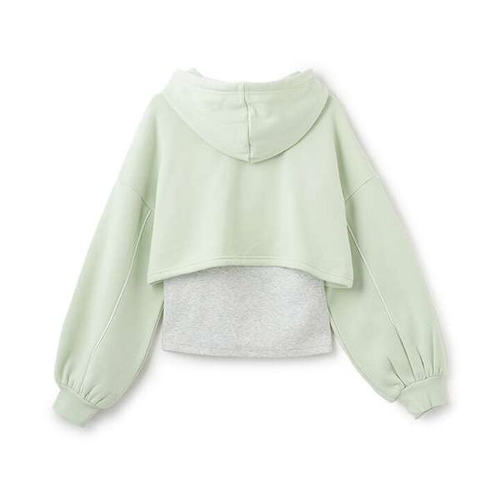 [LTXC] Wool Lined Black Cropped Parka Inner Wear Set,Navy, medium image number 12