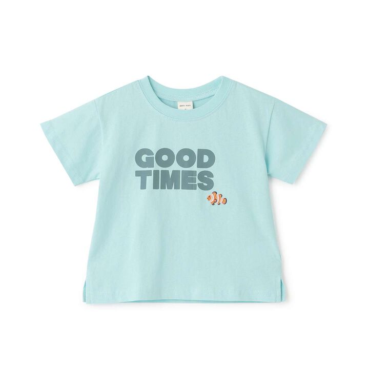 [Affordable/Web Exclusive] Logo Short Sleeve T-Shirt,Light blue, medium image number 0